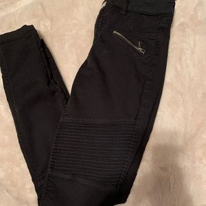 Tinsel Black Moto Jean